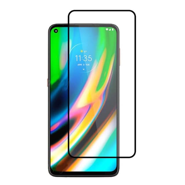 5D glas skärmskydd Motorola Moto G9 Plus
