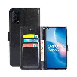 Wallet Cover 3-kort Oppo Reno5 5G  - sort