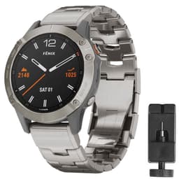 Rannekoru titaani Garmin Fenix 6  - Hopea