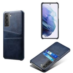 Retro skal med kortplatser Samsung Galaxy S21 Plus  - Blå