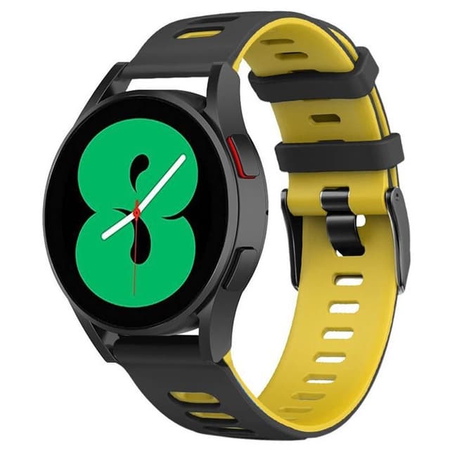Twin Sport armbånd Samsung Galaxy Watch 4 (40mm) - Svart/gul