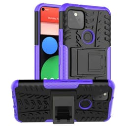 Støtsikker deksel med stativ Google Pixel 5  - Lilla