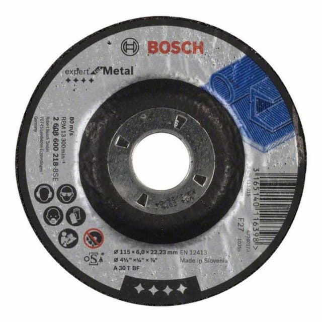 Skrubbskiva bockad 115 mm 22.23 mm Bosch Accessories