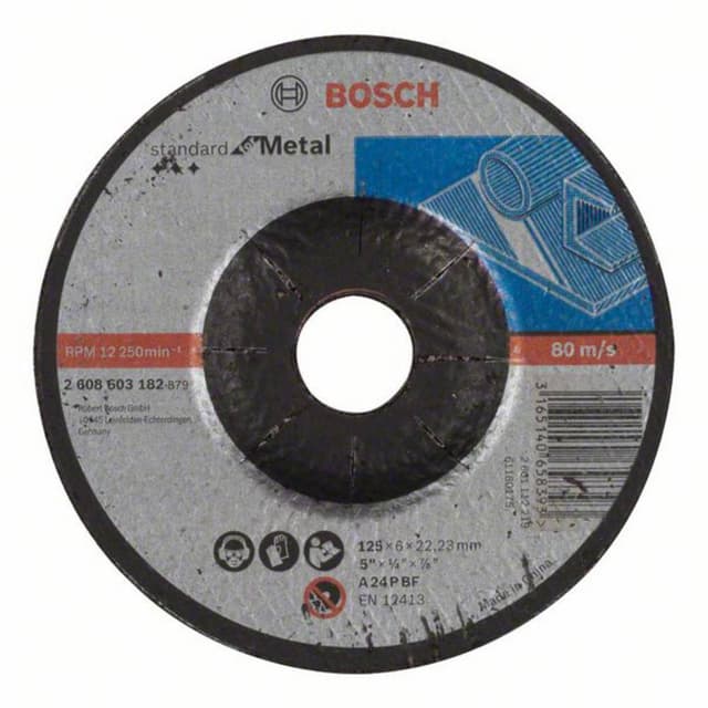 Skrubbskiva bockad 125 mm 22.23 mm Bosch Accessories
