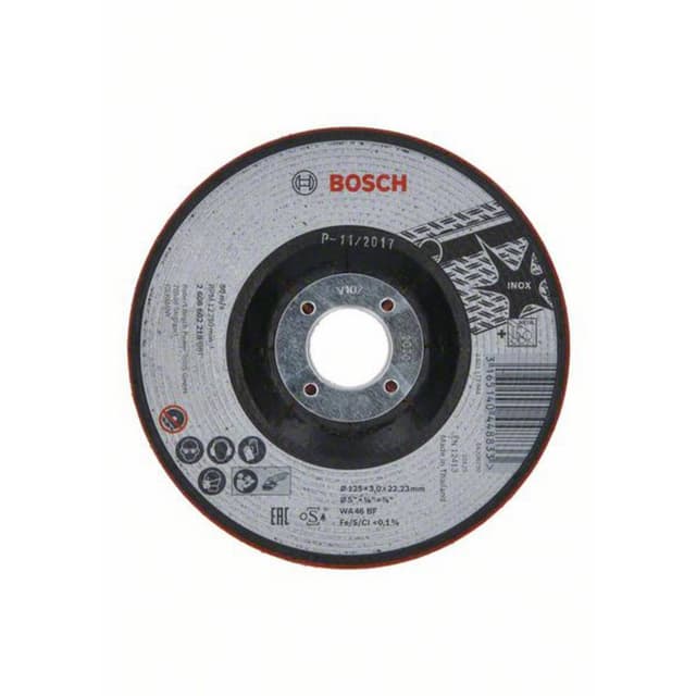 Skrubbskiva rak 125 mm 22.23 mm Bosch Accessories Bosch