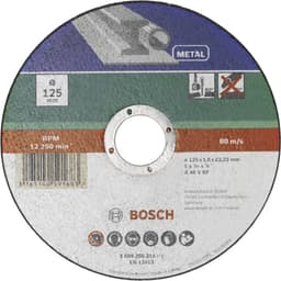 Separationspår rakt 115 mm 22.23 mm Bosch Accessories A