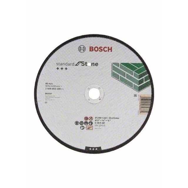 Separationspår rakt 230 mm 22.23 mm Bosch Accessories