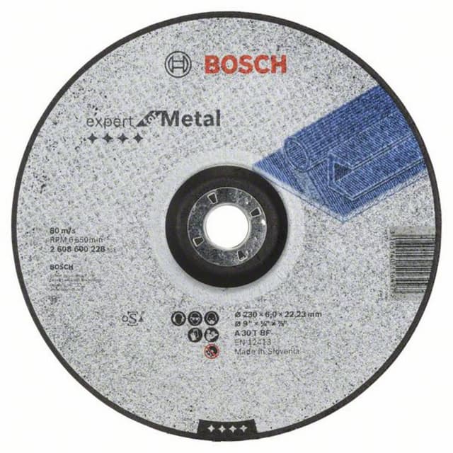 Skrubbskiva bockad 230 mm 22.23 mm Bosch Accessories