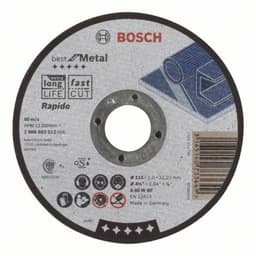 Separationspår rakt 115 mm 22.23 mm Bosch Accessories