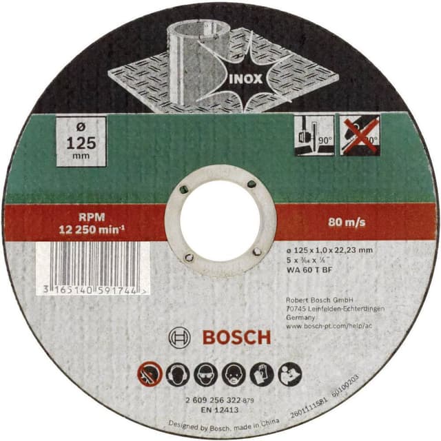 Bosch Accessories WA 60 T BF 2609256323 Skæreskive lige 125 mm 22.23 mm 1 stk