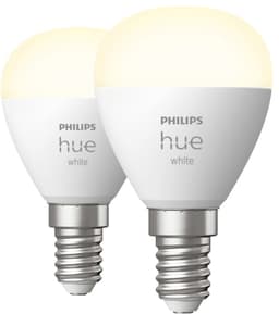 Philips Hue W 5,7W Lust E14 2-pk.
