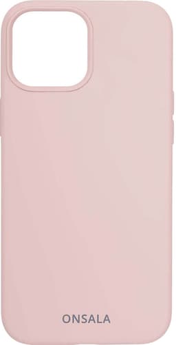 Onsala iPhone 13 Mini silikonfodral (sandrosa)