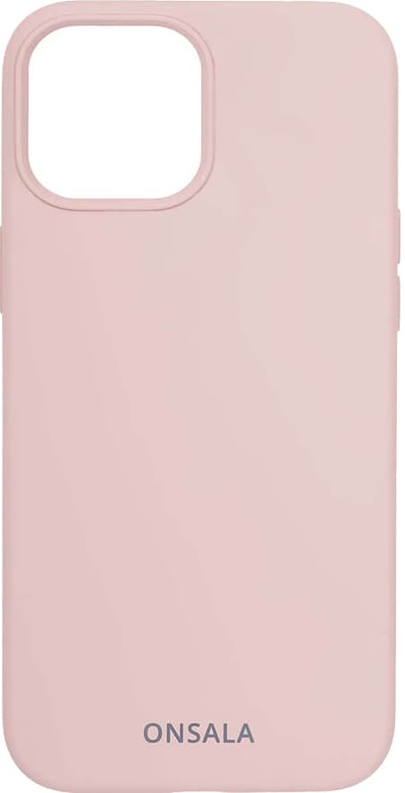 Onsala iPhone 13 Mini silikonfodral (sandrosa)