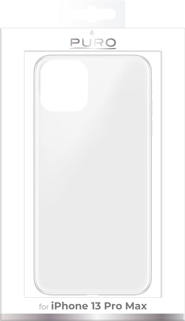 Puro 0.3 Nude iPhone 13 Pro Max fodral (transparent)