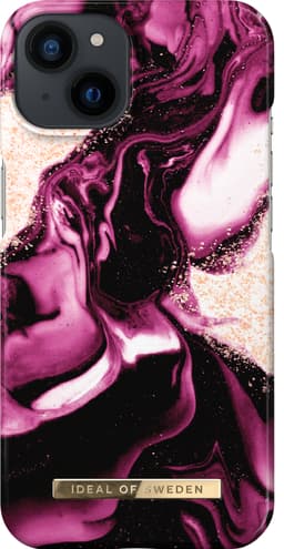 iDeal of Sweden iPhone 13 suojakuori (Golden Ruby Marble)