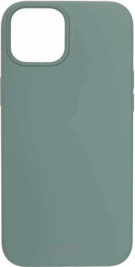 Onsala iPhone 13  silikonfodral (grangrönt)