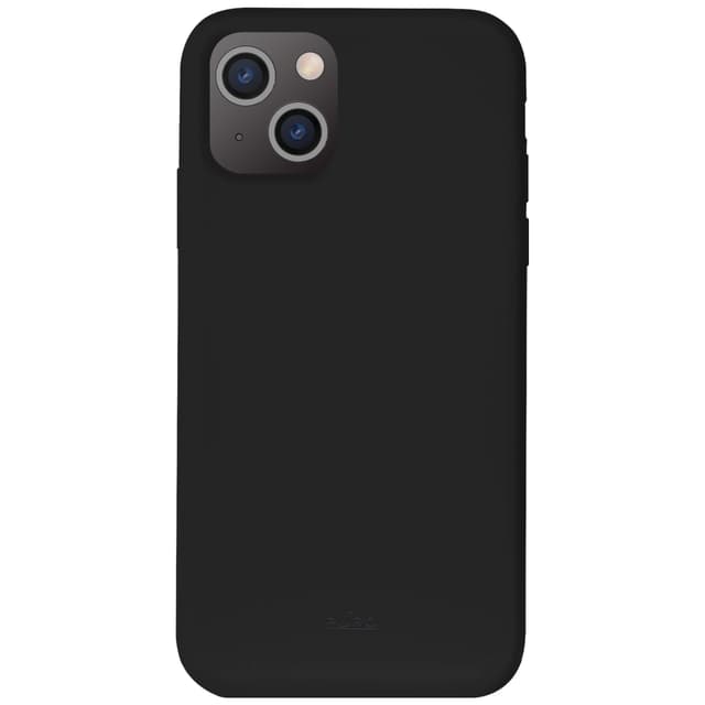 Puro Icon silikonfodral för iPhone 13 (svart)