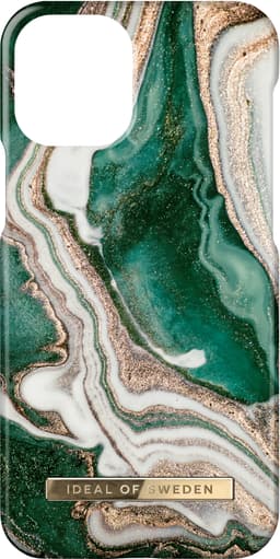 iDeal of Sweden iPhone 13 mini suojakuori (Golden Jade Marble)