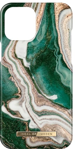 iDeal of Sweden iPhone 13 Pro Max suojakuori (Golden Jade Marble)