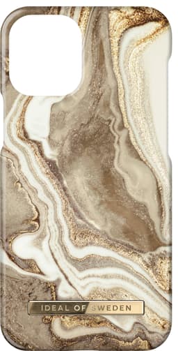iDeal of Sweden cover til iPhone 13 mini (Golden Sand Marble)