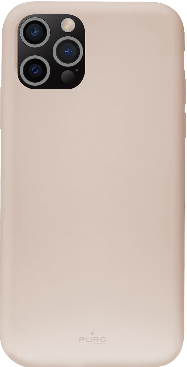 Puro Icon silikonfodral för iPhone 13 Pro Max (rose)
