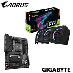 Gigabyte GeForce RTX 3060 Ti AORUS ELITE 8G Rev 2.0 (LHR) + B550 AORUS PRO V2 BU