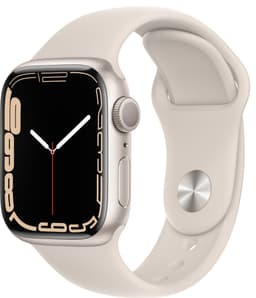 Apple Watch Series 7 41mm GPS (stjerneskær alu. / stjerneskær sportsrem)