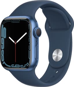 Apple Watch Series 7 41 mm GPS (sin. alu. / syvän sin. urheiluranneke)