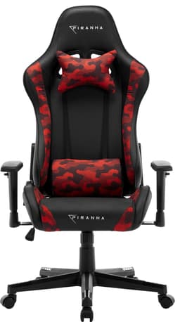 Piranha Bite gamingstol (Red Camo)