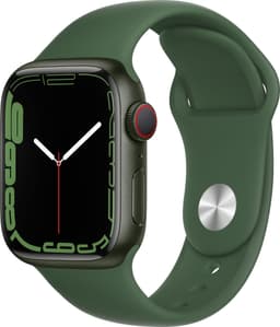 Apple Watch Series 7 41 mm eSIM (vihr. alu./apila urheiluranneke)