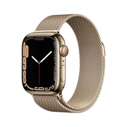 Apple Watch Series 7 41mm eSIM (gold stain.steel/gold Milan. loop)