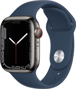 Apple Watch Series 7 41 mm eSIM (graf. ter./syv. sin. urheiluranneke)