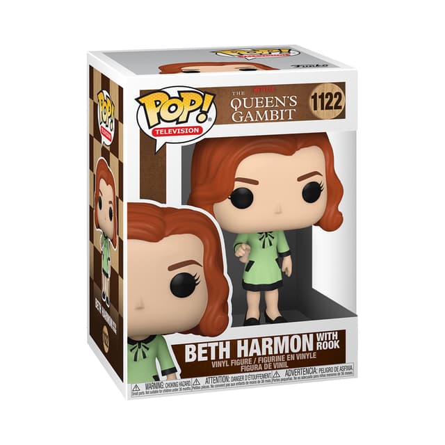 Pop! Vinyl - TV: The Queen's Gambit Beth Harmon w/ Rook (57689)