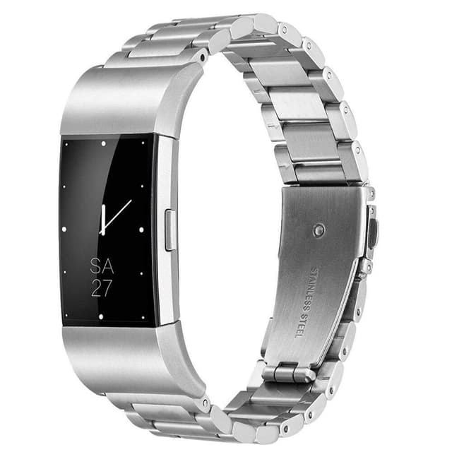 SKALO Länkarmband till Fitbit Charge 3/4 - Silver