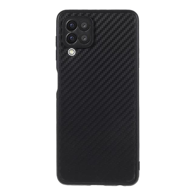 SKALO Samsung A22 4G Carbon Fiber TPU cover - Sort