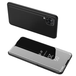 SKALO Samsung A22 4G Clear View Spegel fodral - Svart