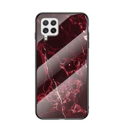 SKALO Samsung A22 4G Marmori karkaistu lasi TPU-suojakuori - #6