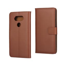 Plånboksfodral Äkta Skinn LG G5 - Brun