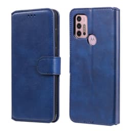 SKALO Moto G20/G30 Classic Lompakkokotelo - Sininen