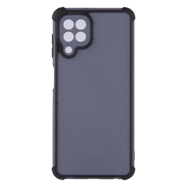 SKALO Samsung A22 4G Armor Hybrid Bumper Cover - Sort
