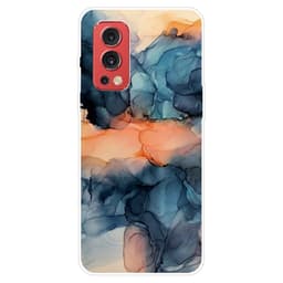 SKALO OnePlus Nord 2 Marmori TPU kuori - #6