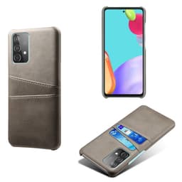 SKALO Samsung A52/A52s PU-nahkainen Korttikotelo - Harmaa
