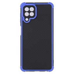 SKALO Samsung A22 4G Armor Hybrid Bumper Suojakuori - Sininen