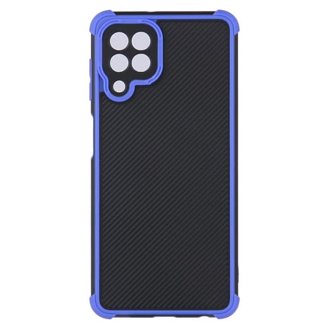 SKALO Samsung A22 4G Armor Hybrid Bumper Suojakuori - Sininen