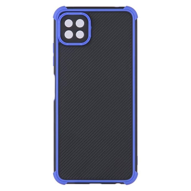 SKALO Samsung A22 5G Armor Hybrid Bumper Skal - Blå