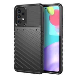 SKALO Samsung A52/A52s Armor Thunder Suojakuori - Musta