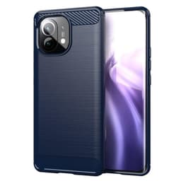 Stöttåligt Armor Carbon TPU-skal Xiaomi Mi 11 Lite - Blå