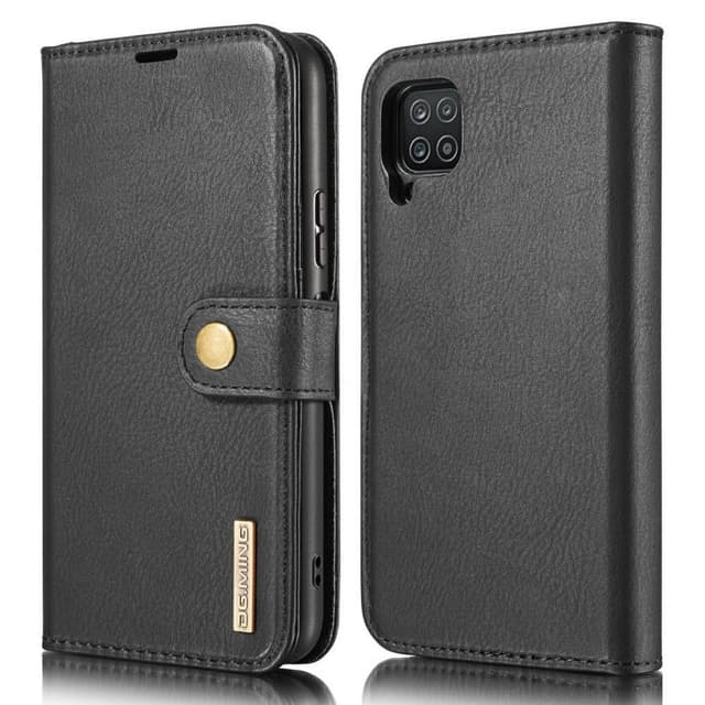 DG MING Samsung A22 4G 2-i-1 Magnet Pungetui - Sort