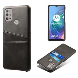 SKALO Moto G20/G30 PU-læder Kortholder Cover - Sort