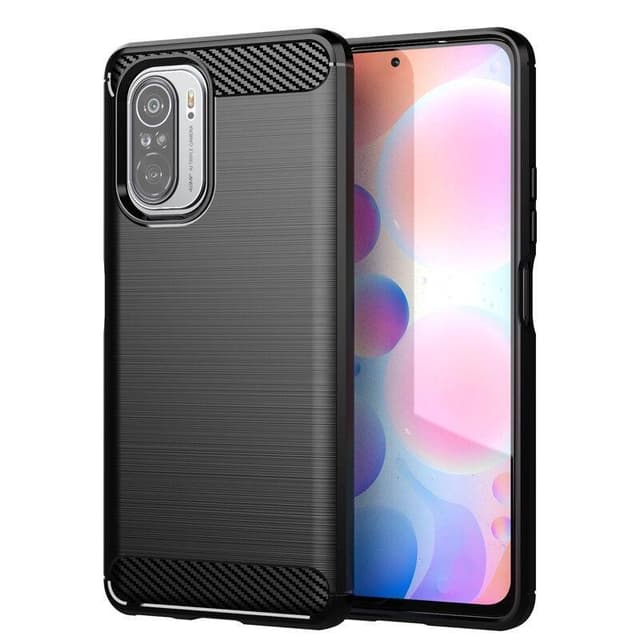 SKALO Xiaomi Mi 11i Armor Carbon Stødsikker TPU-cover - Sort